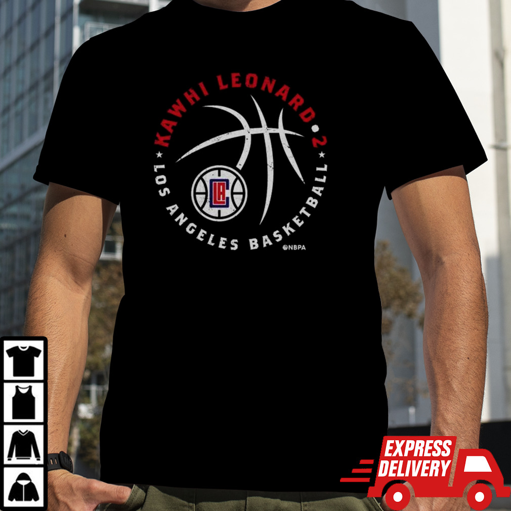 Kawhi Leonard Los Angeles Clippers Player Ball Shirt