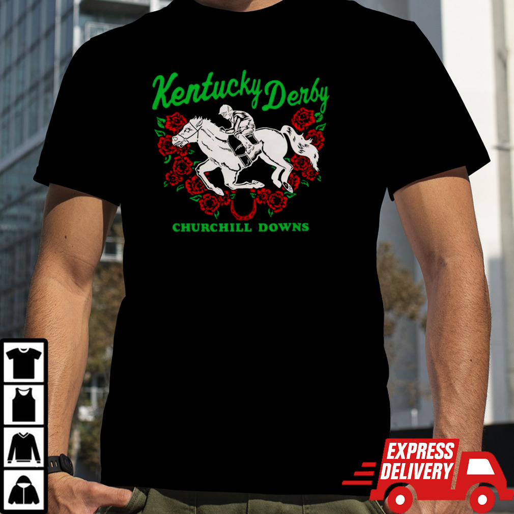 Kentucky Derby Churchill Downs Flowers shirt