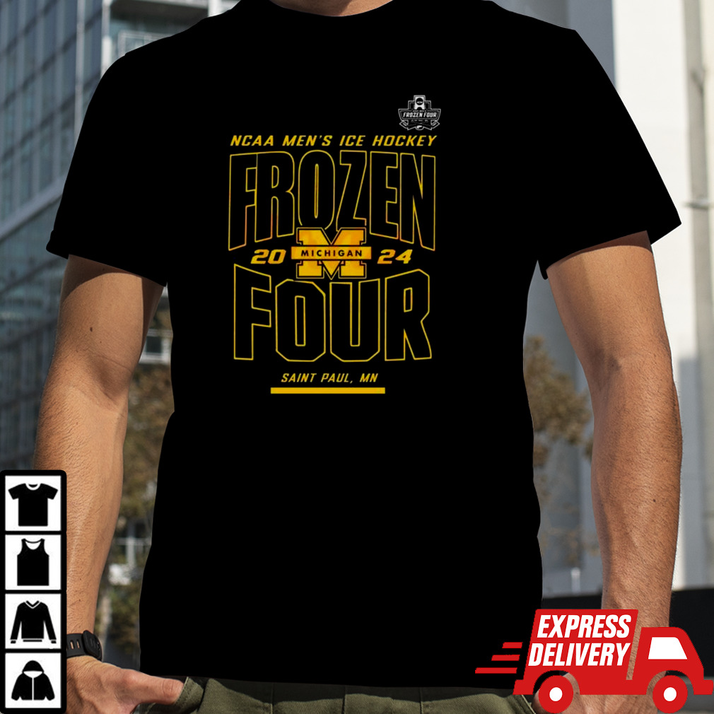 NCAA Men’s Ice Hockey Frozen Four 2024 Michigan Wolverines Saint Paul MN Shirt