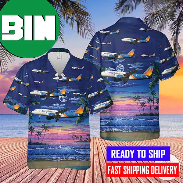 Allegiant Air Airbus A319-111 Hawaiian Shirt