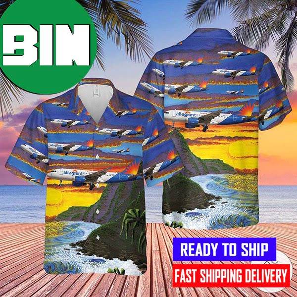 Allegiant Air Airbus A319-112 Hawaiian Shirt