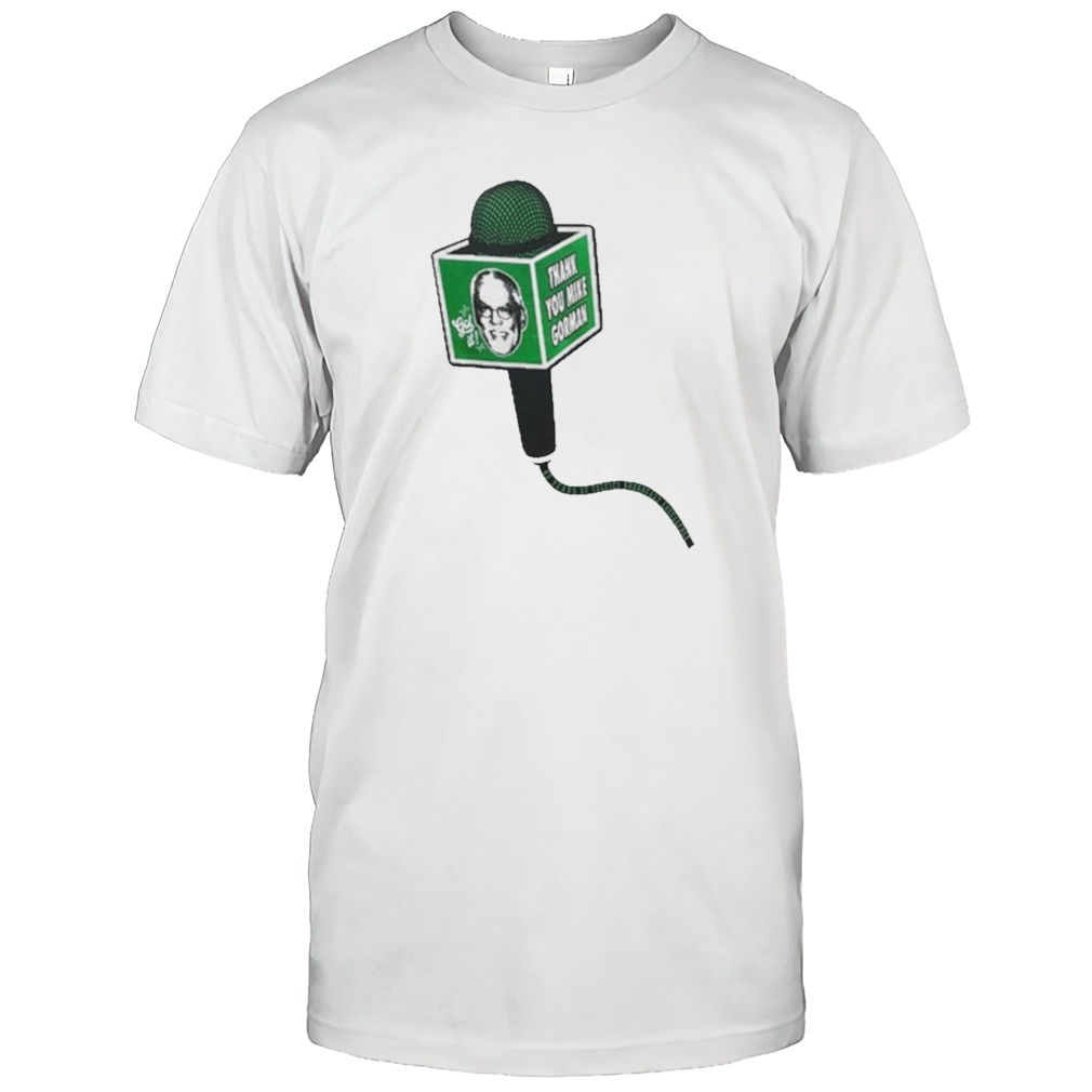 Boston Celtics Thank You Mike Gorman T-shirt