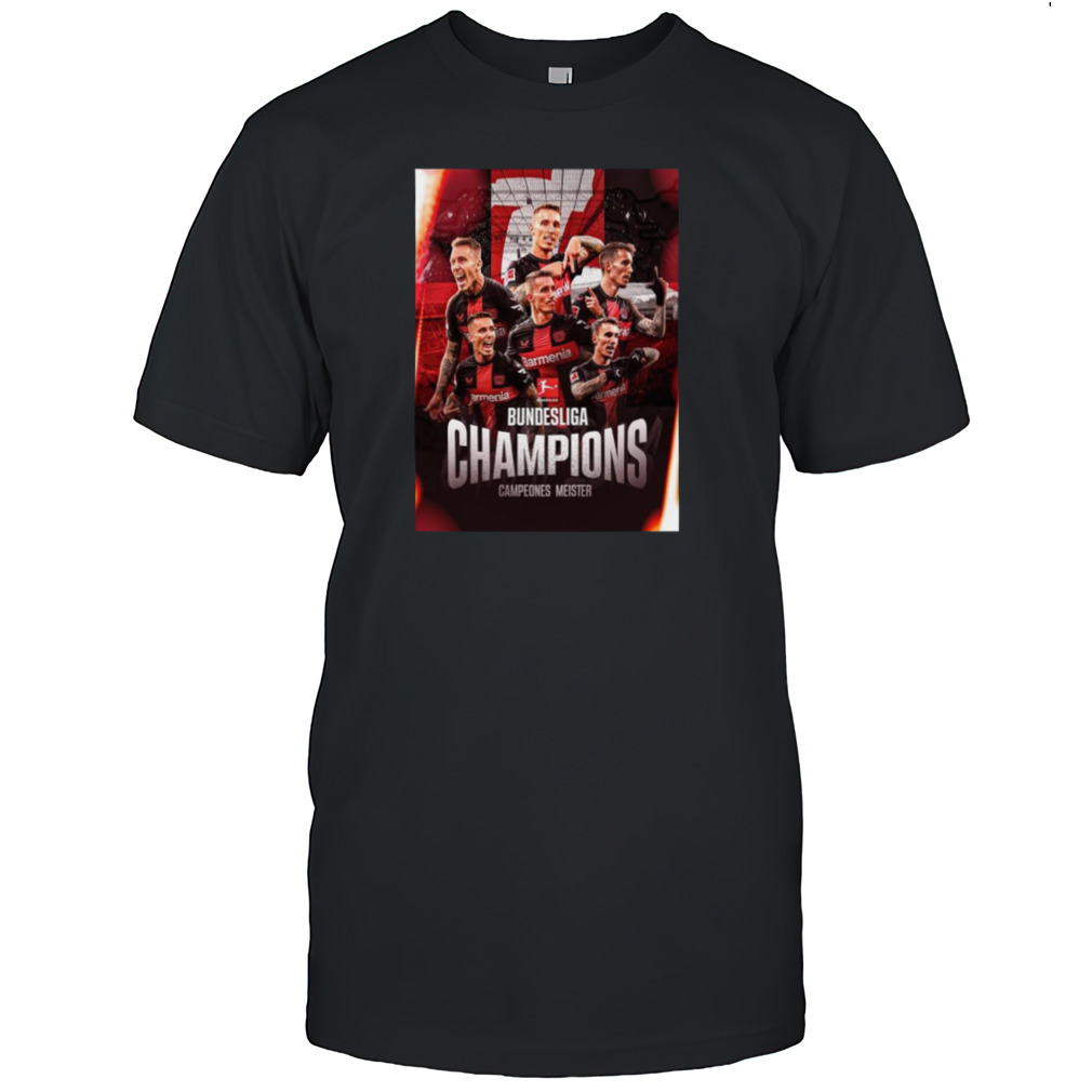 Congratulations Bayer Leverkusen Alejandro Grimaldo Bundesliga Champions 2023 2024 Campeones Meister T-shirt