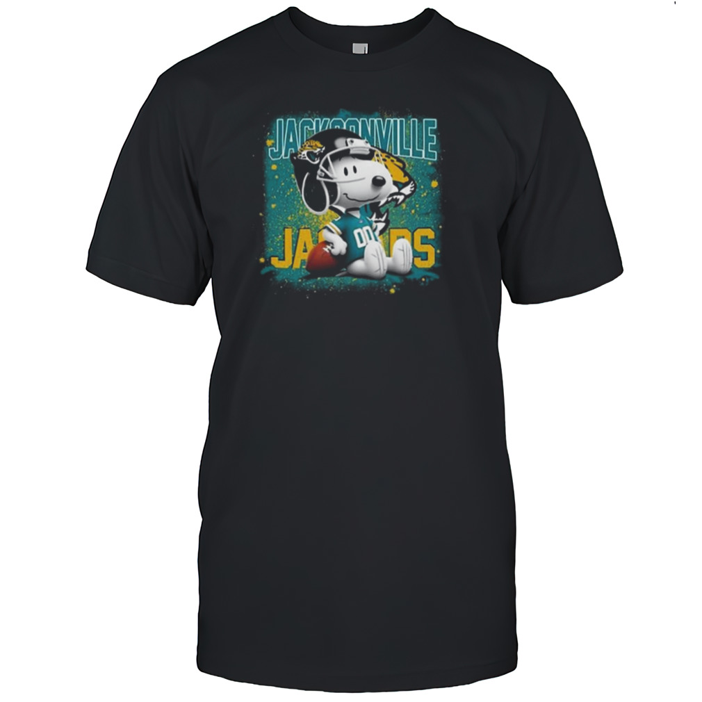 Jacksonville Jaguars Football Mix Snoopy T-shirt