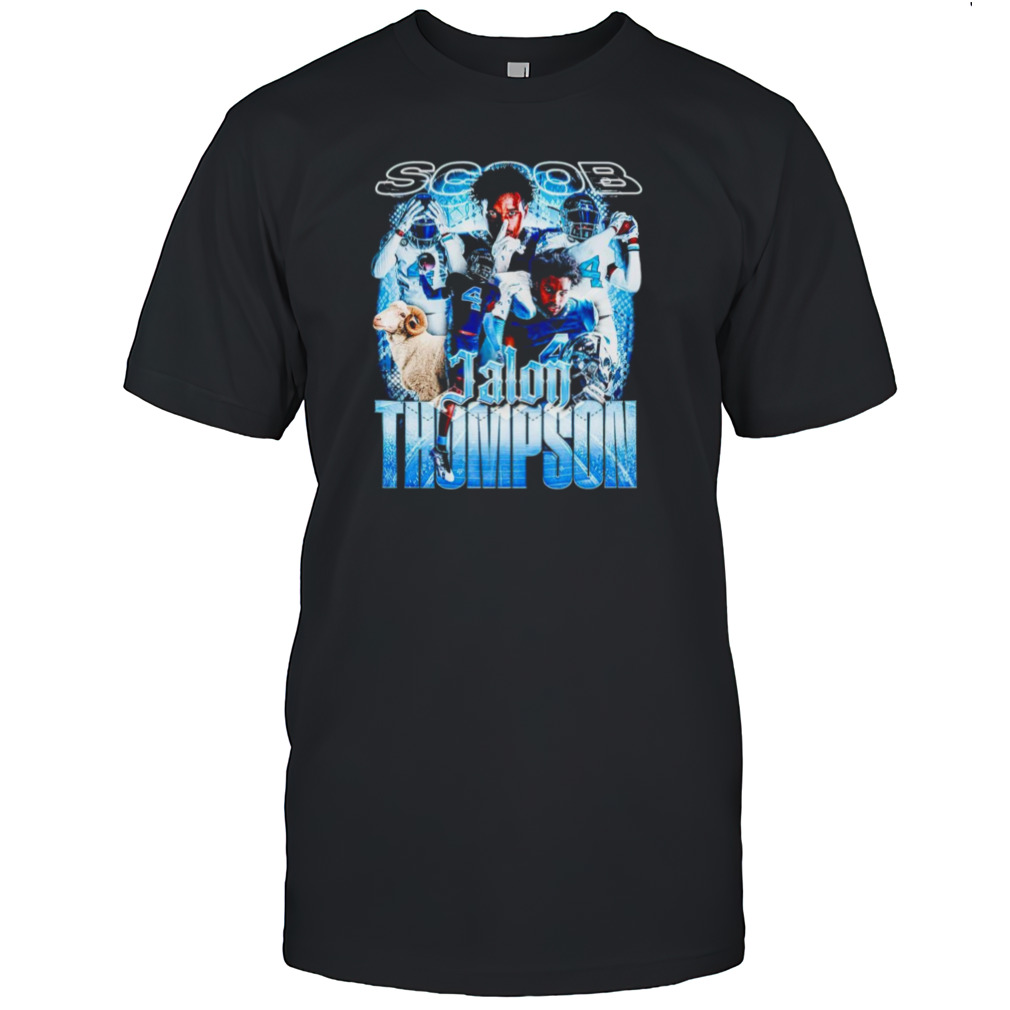 Jalon Thompson North Carolina Tar Heels football graphic poster shirt