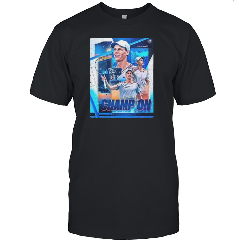 Jannik Sinner Is A Grand Slam Champion Aus Open 2024 Congratulations T-Shirt