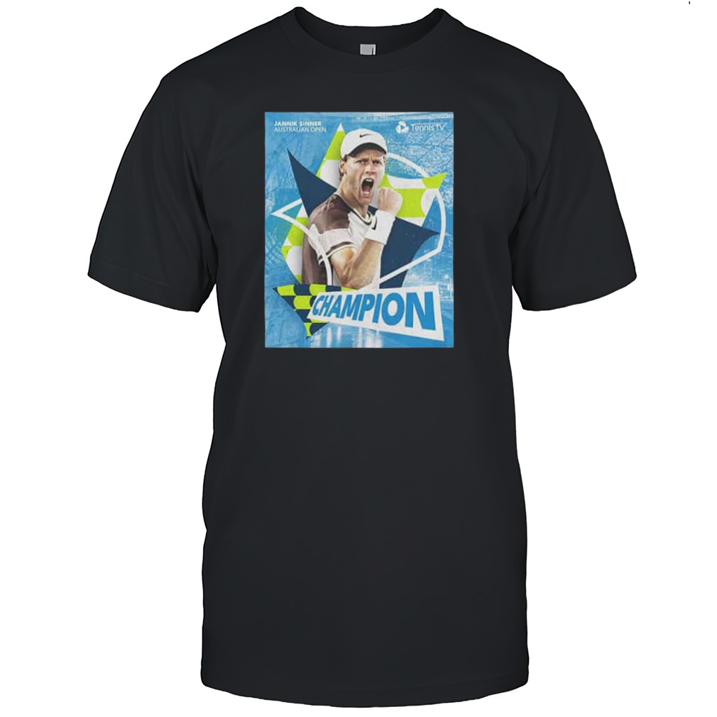 Jannik Sinner You Are Grand Slam Champion Australian Open 2024 Tennis TV Poster T-Shirt