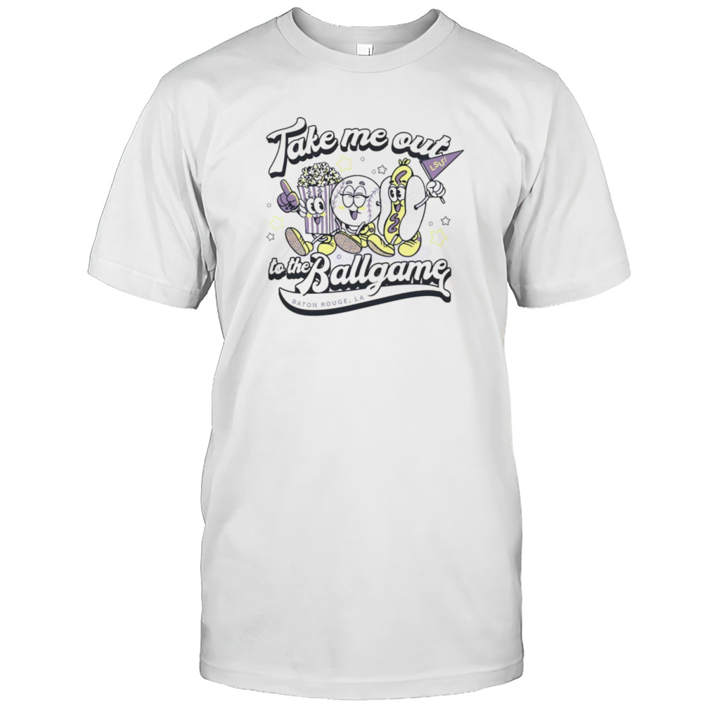 Louisiana take me out to the ballgame shirt