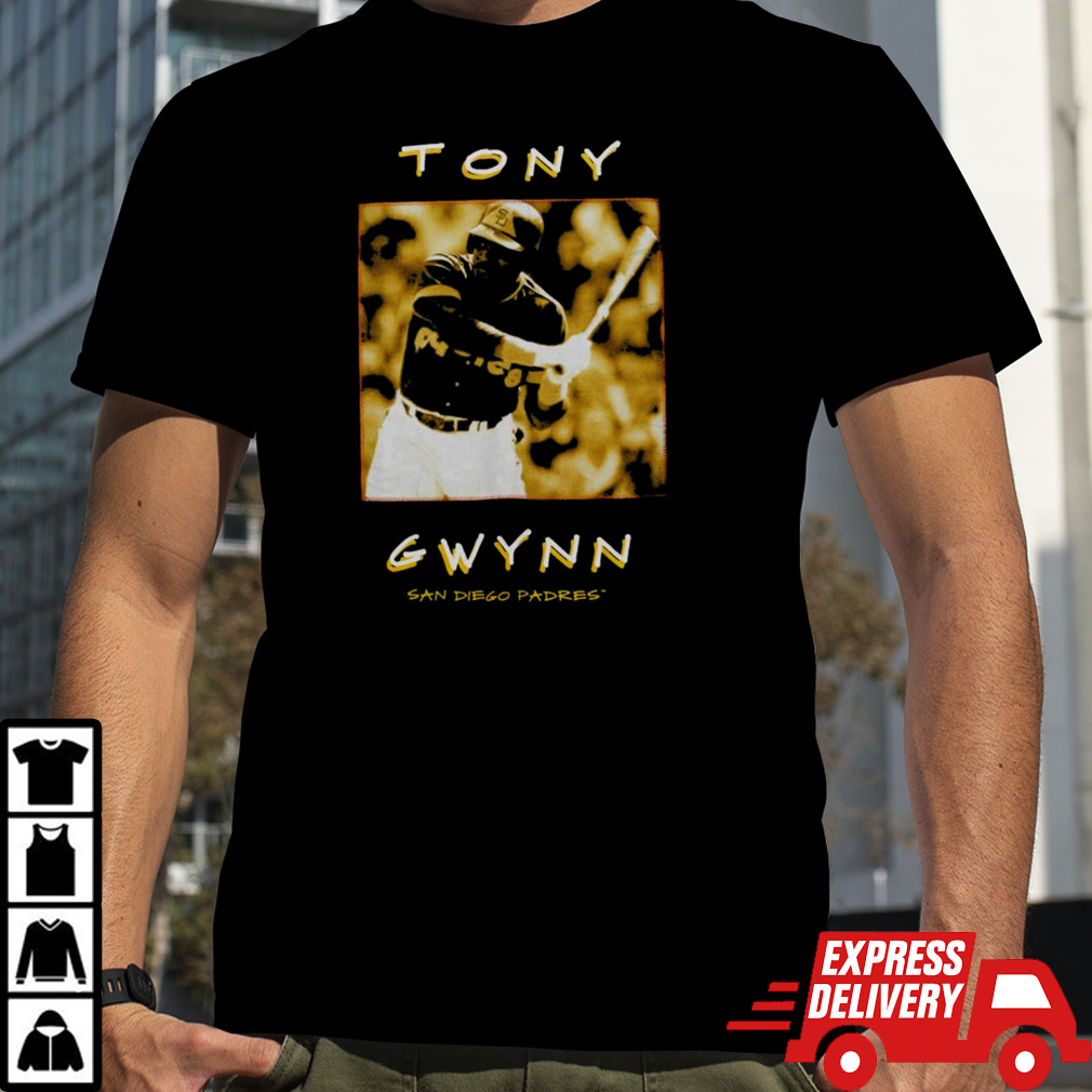 Nice vintage logo san diego padres tony gwynn shirt