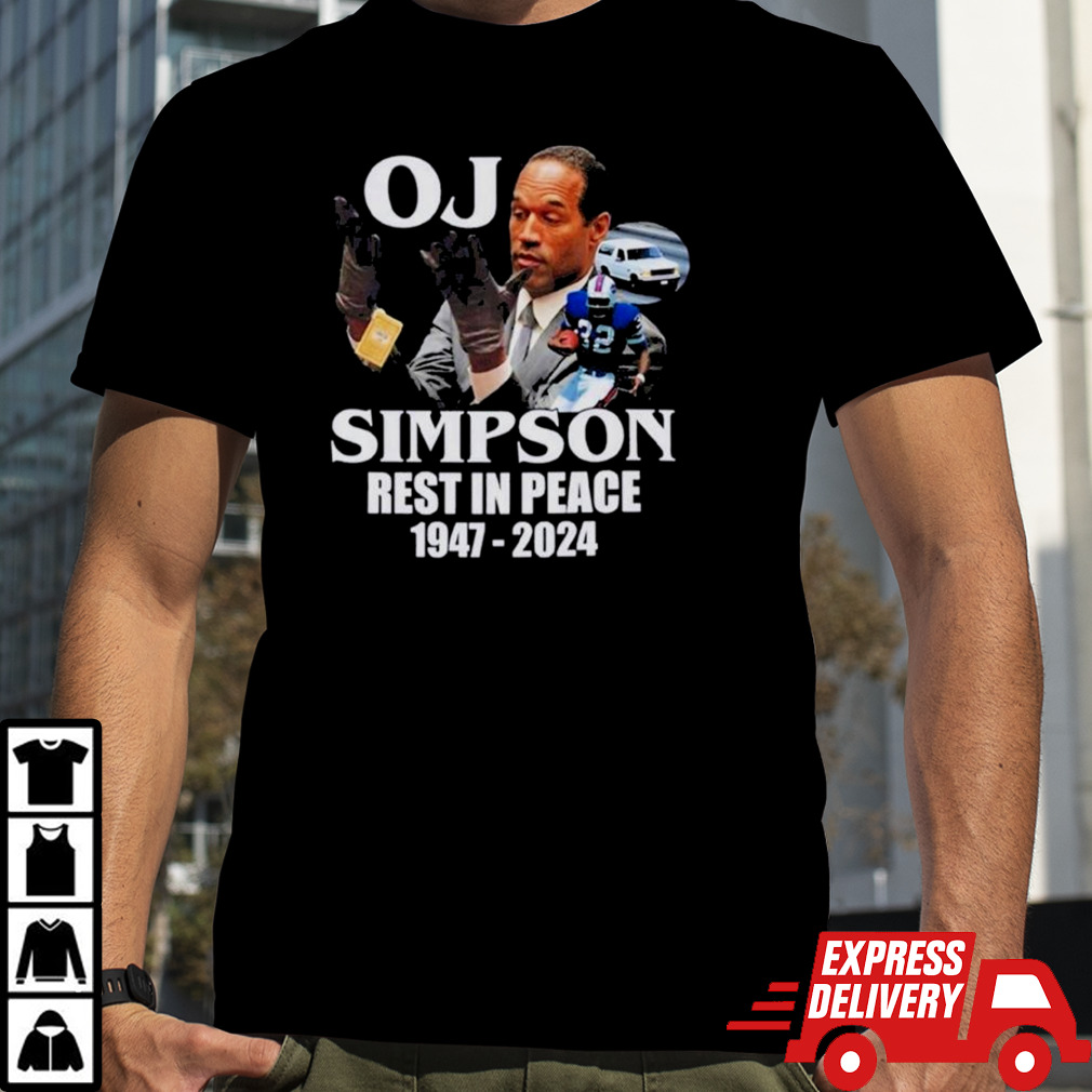 O. J. Simpson Rest In Peace 1947-2024 Shirt