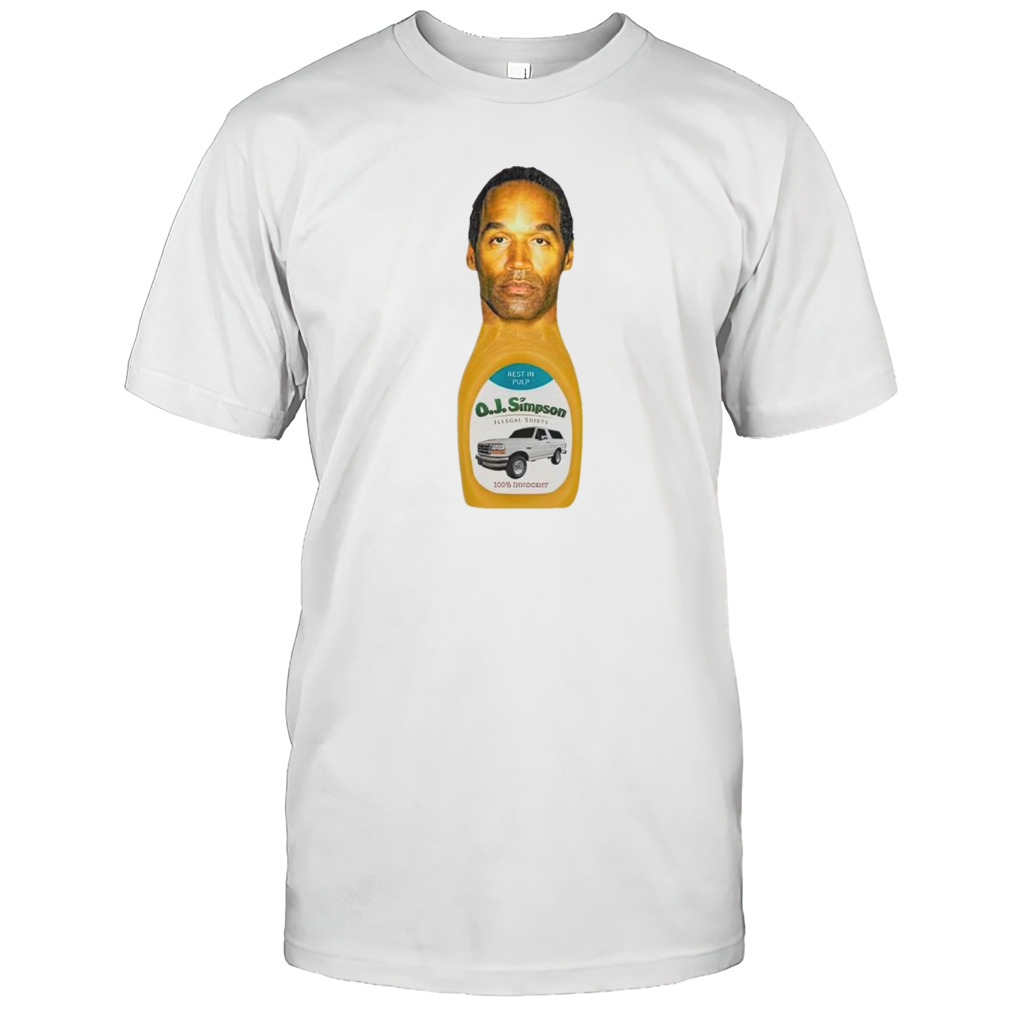 OJ Simpson Illegal RIP shirt