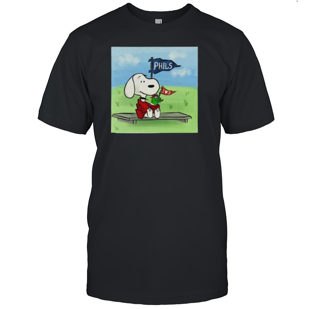 Phillies Snoopy Baseball MLB Phillie Phanatic Shirt