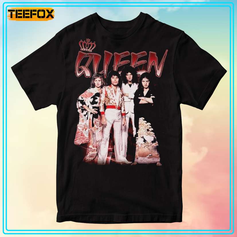 Queen Band Members Retro T-Shirt