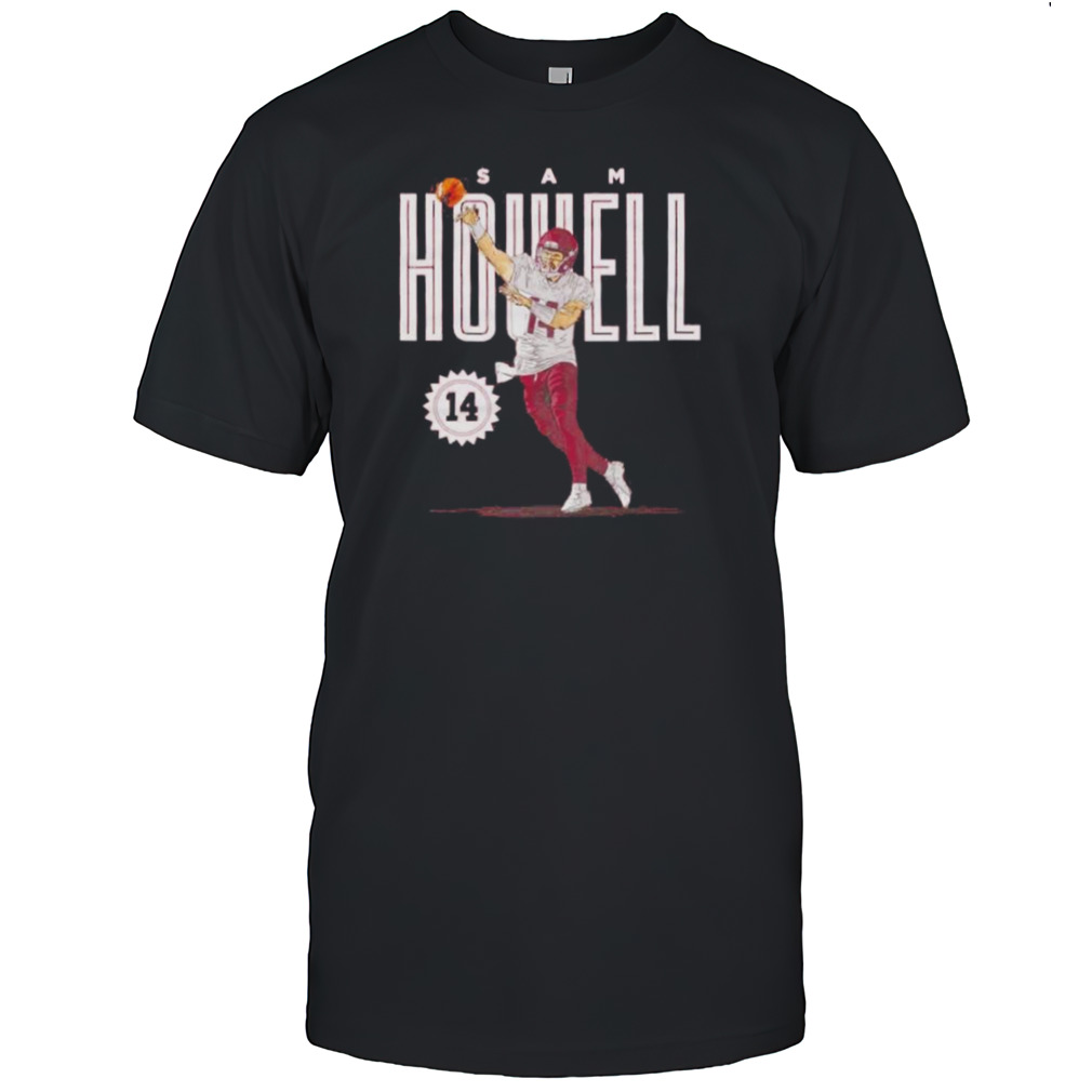 Sam Howell no 14 Washington football card shirt