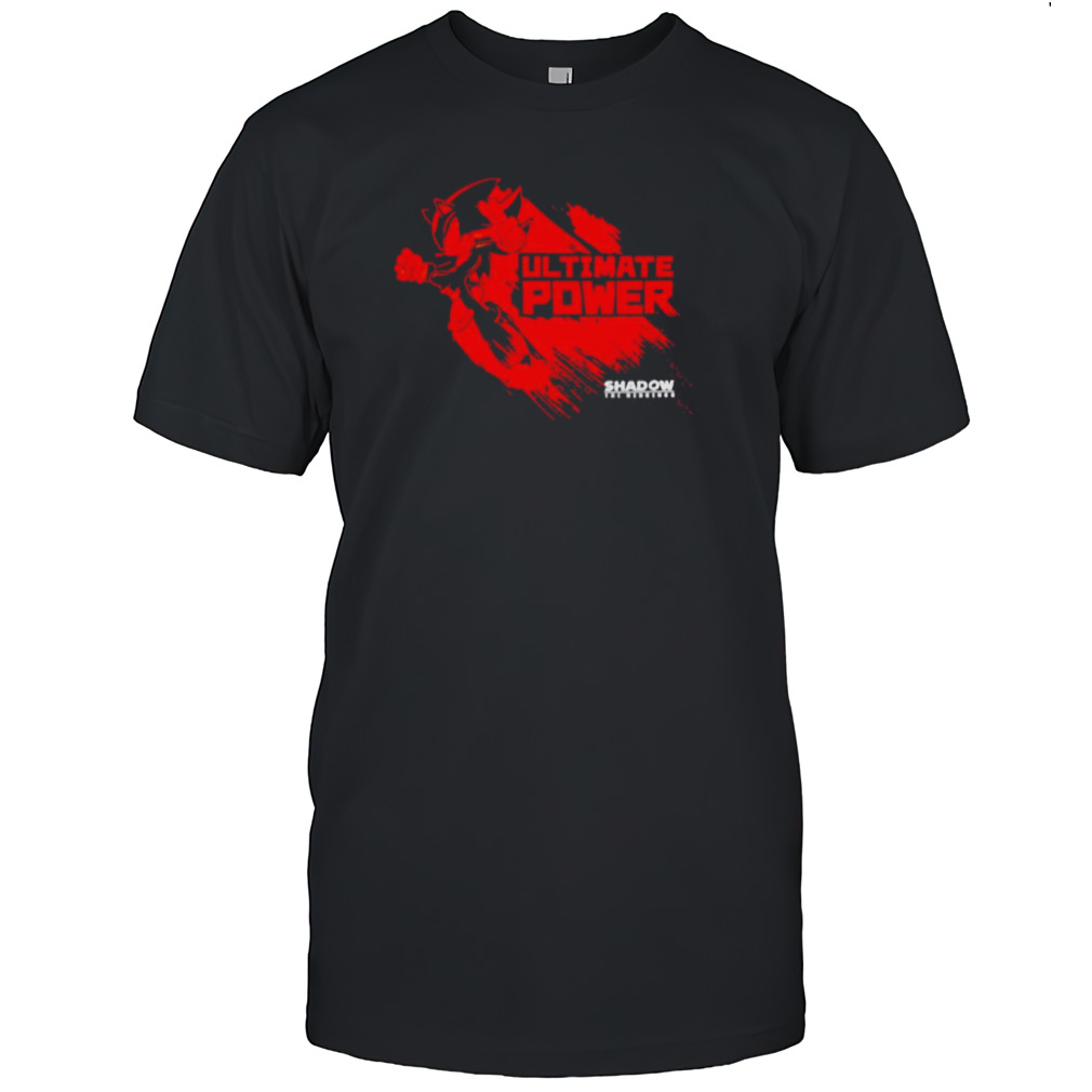 Shadow the hedgehog ultimate power shirt