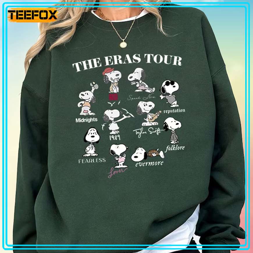Snoopy Eras Tour Christmas T-Shirt