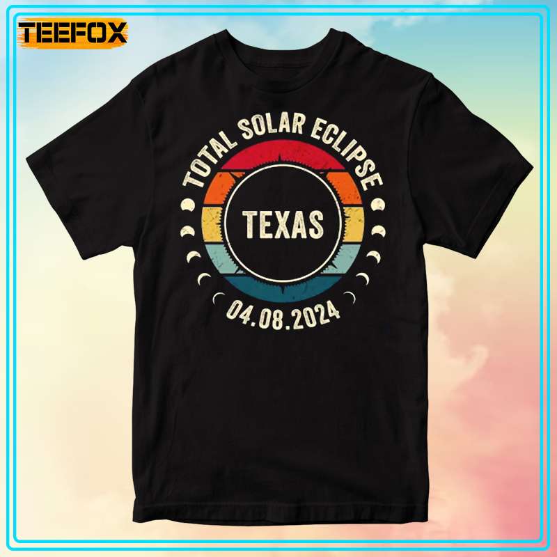 Solar Eclipse 2024 Great American Eclipse States Unisex T-Shirt