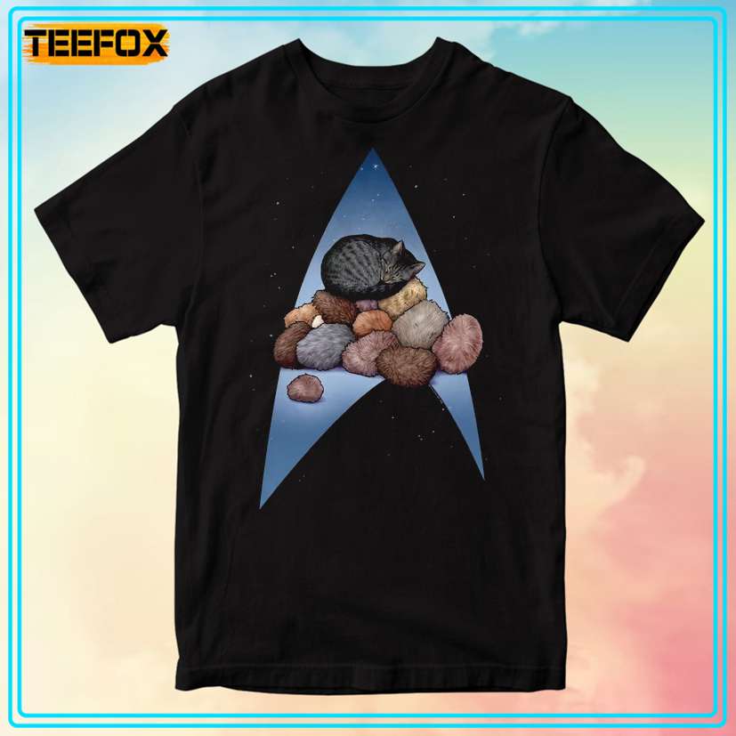 Star Trek Cat Nap Pile Up Unisex T-Shirt
