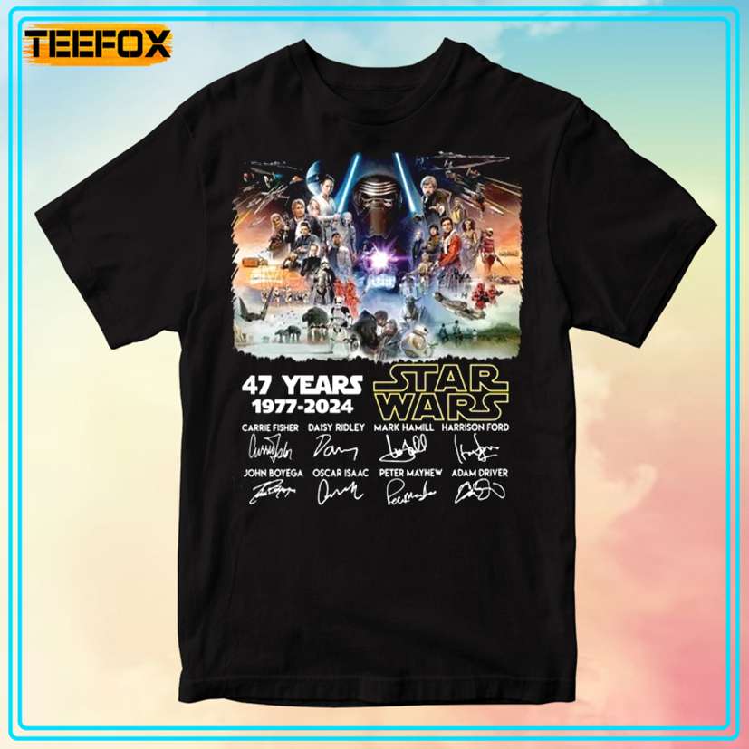 Star Wars 47th Anniversary 1977-2024 Unisex T-Shirt