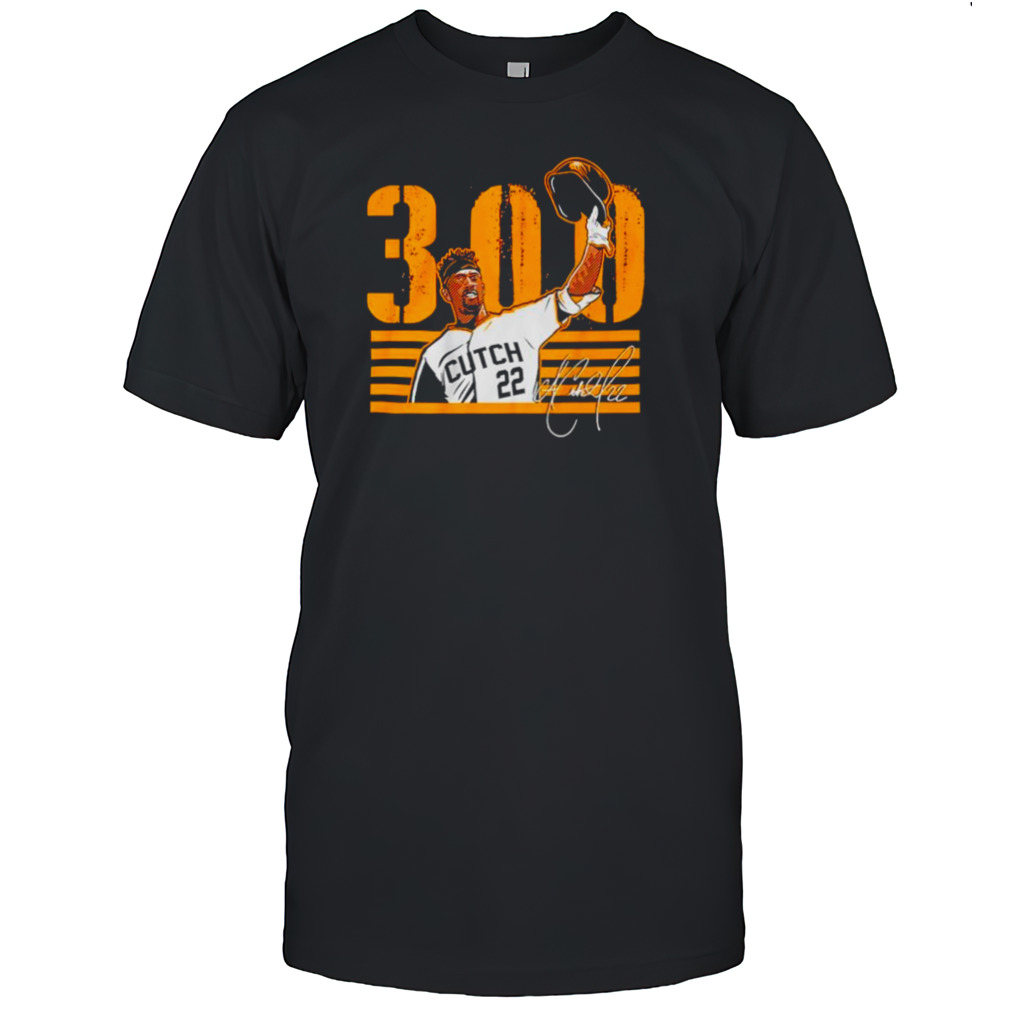 Andrew McCutchen Pittsburgh Pirates 300 signature shirt