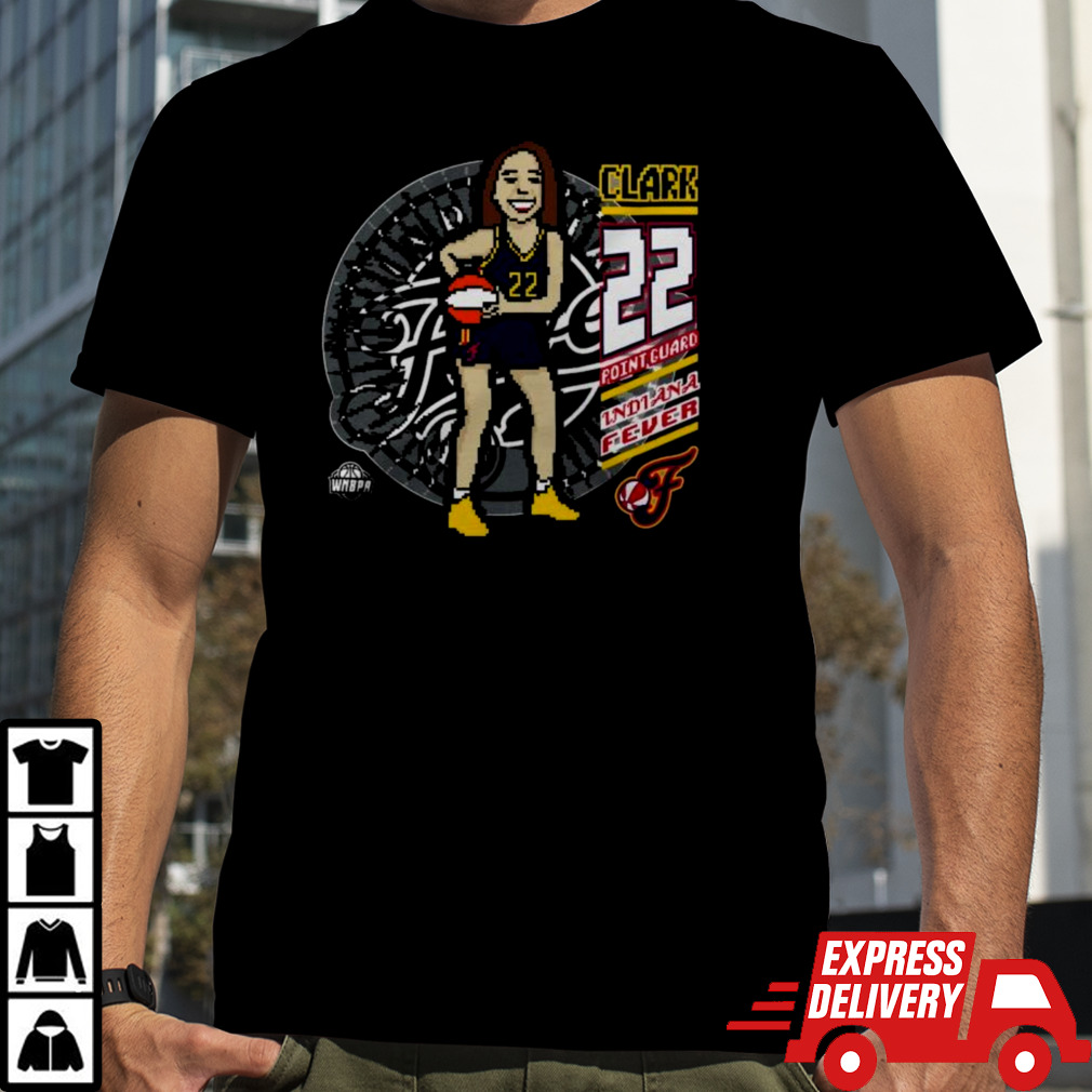 Caitlin Clark Indiana Fever Player 8-Bit T-Shirt