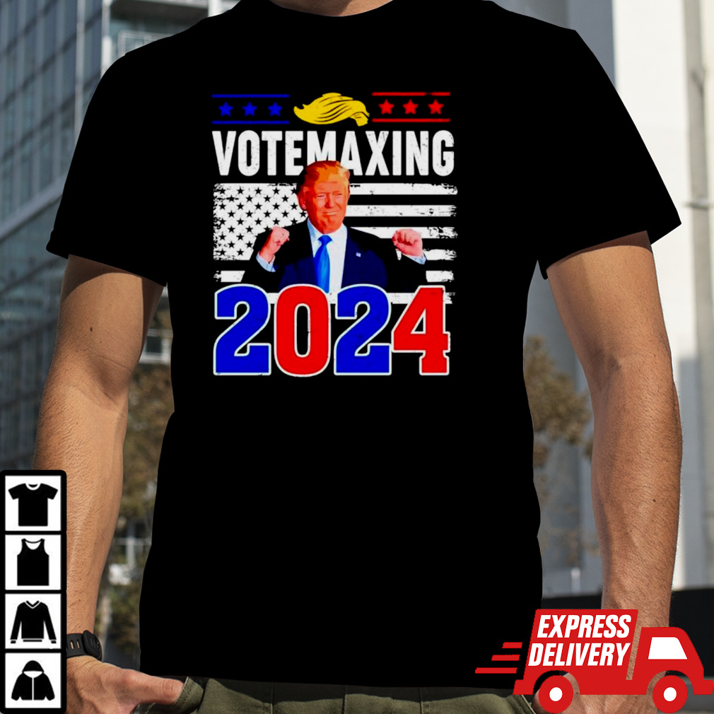 Donald Trump Votemaxing 2024 Looksmaxxing funny shirt