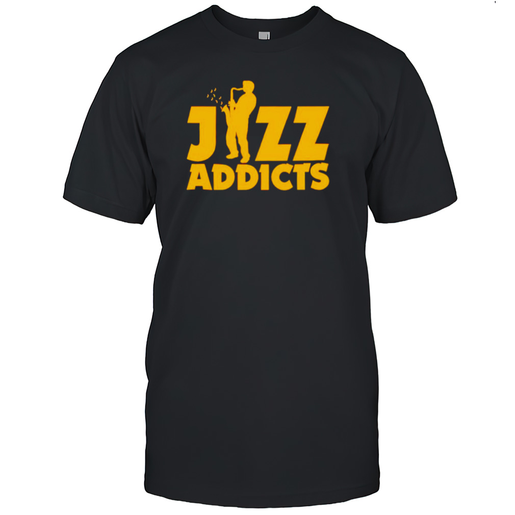 Jazz addicts with saxophone shirts