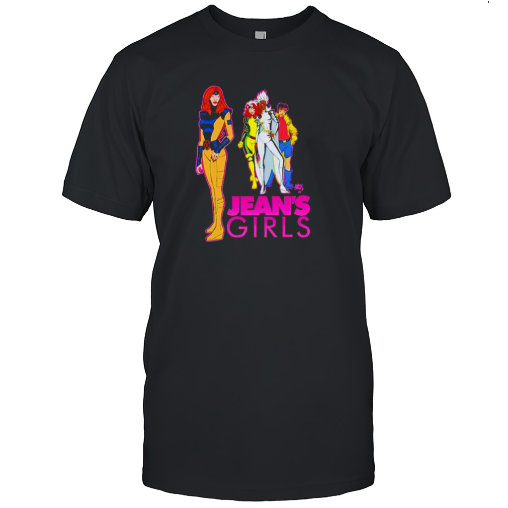 Jean Grey Rogue Storm and Jubilee Jean’s Girls shirt
