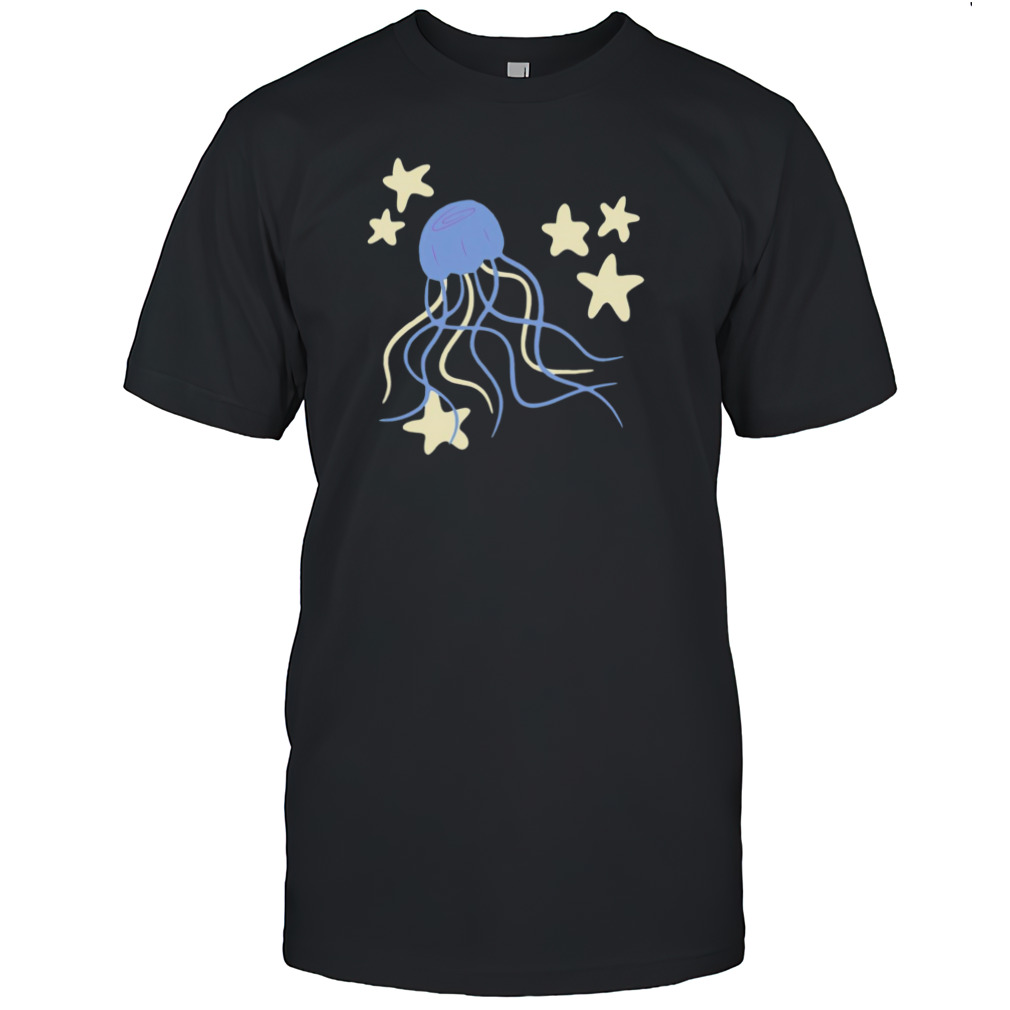 Jellyfish star print shirt