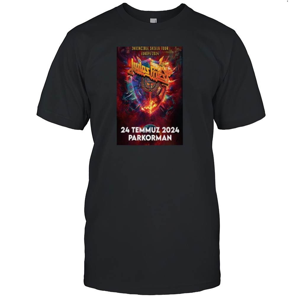 Judas Priest Invincible Shield Tour Europe At Parkorman Istanbul 24 July 2024 T-shirt