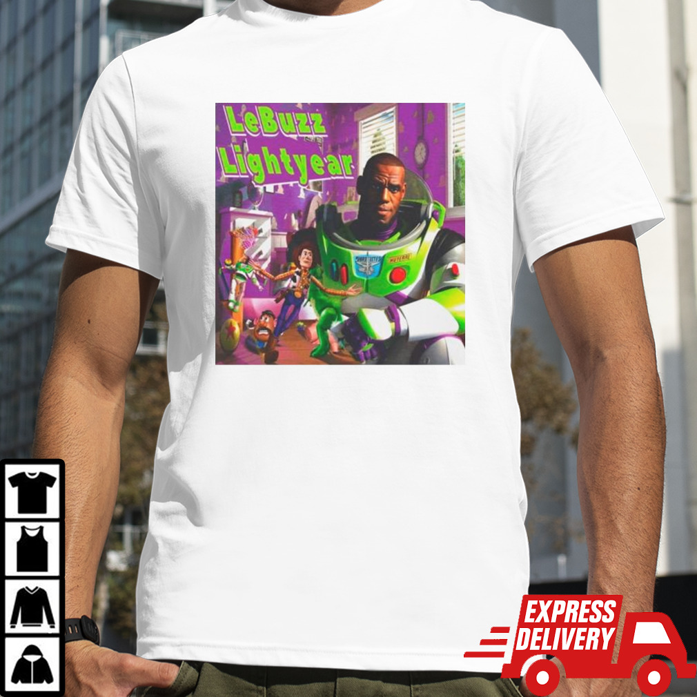 LeBron James LeBuzz Lightyear shirt