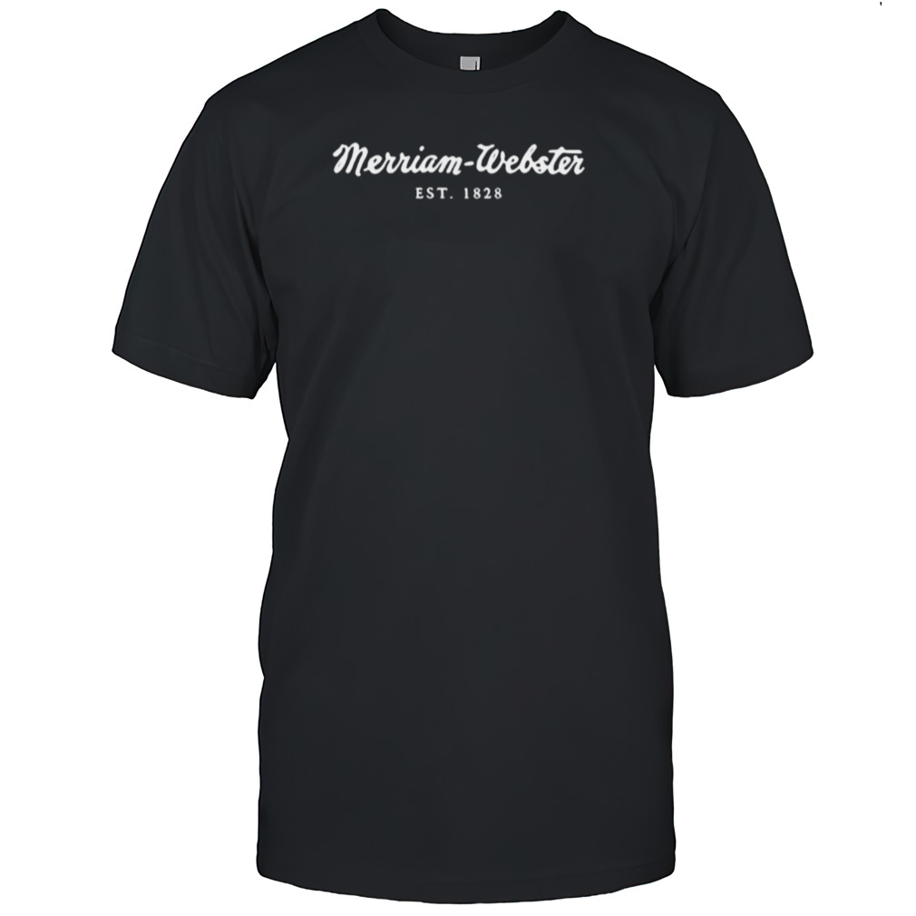 Merriam Webster Vintage Logo Shirt