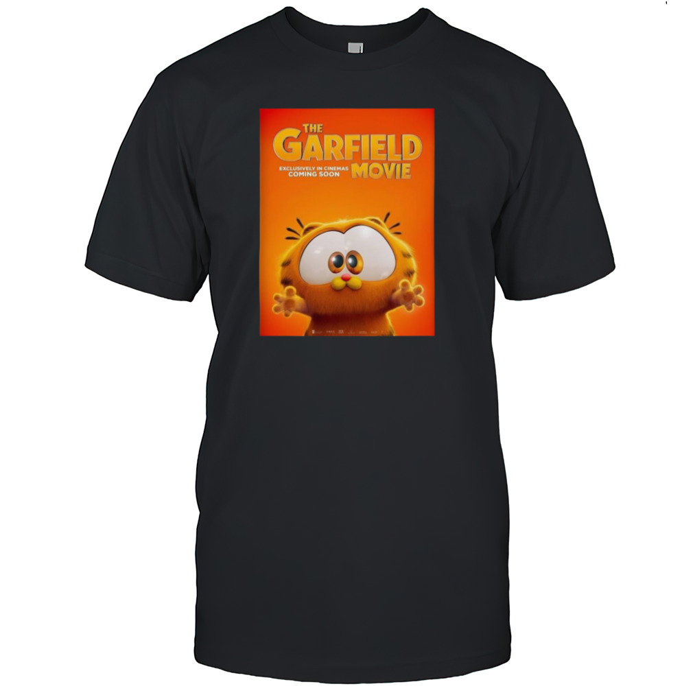 New The Garfield Movie Poster Featuring Baby Garfield Releasing In Theaters On May 24 Shirt