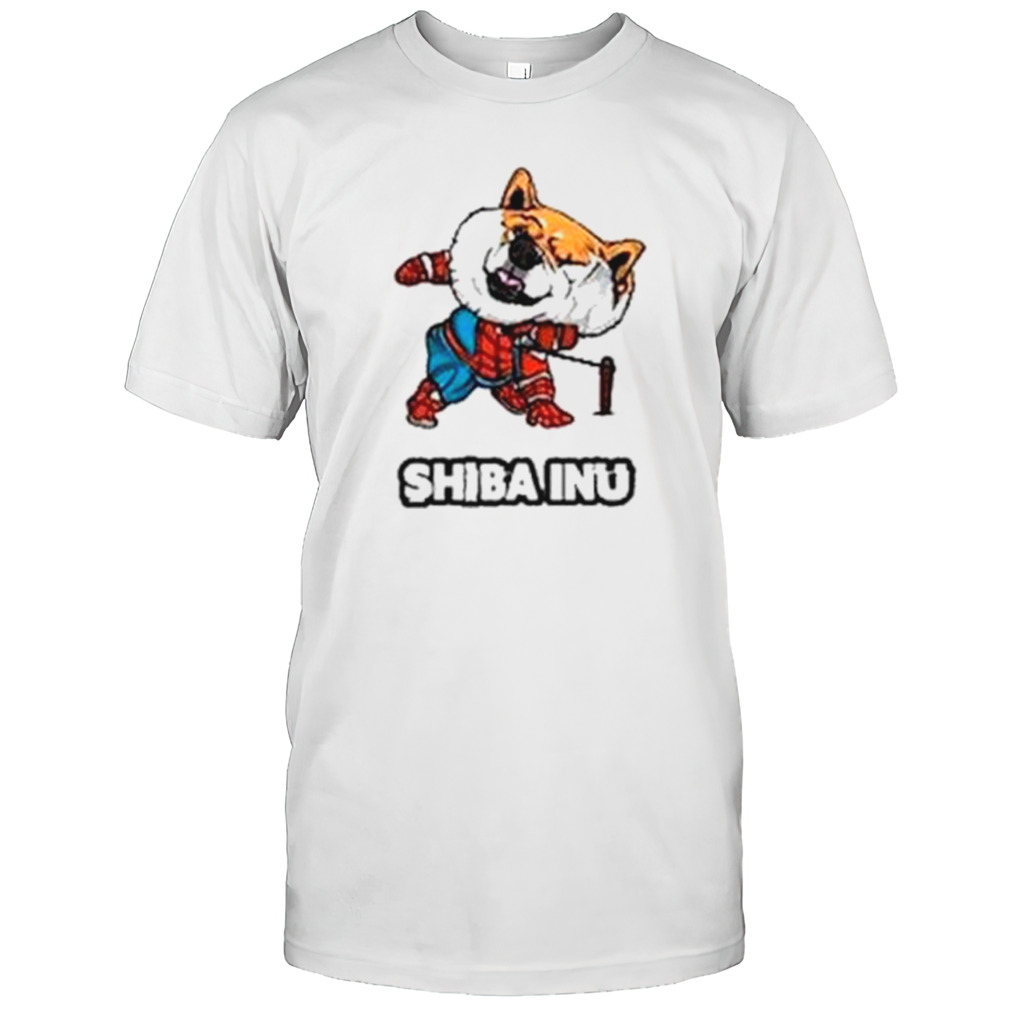 Spiderman Shiba Inu shirt