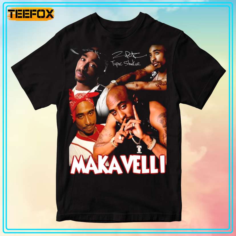 Tupac Makavelli Rap Tee Shirt