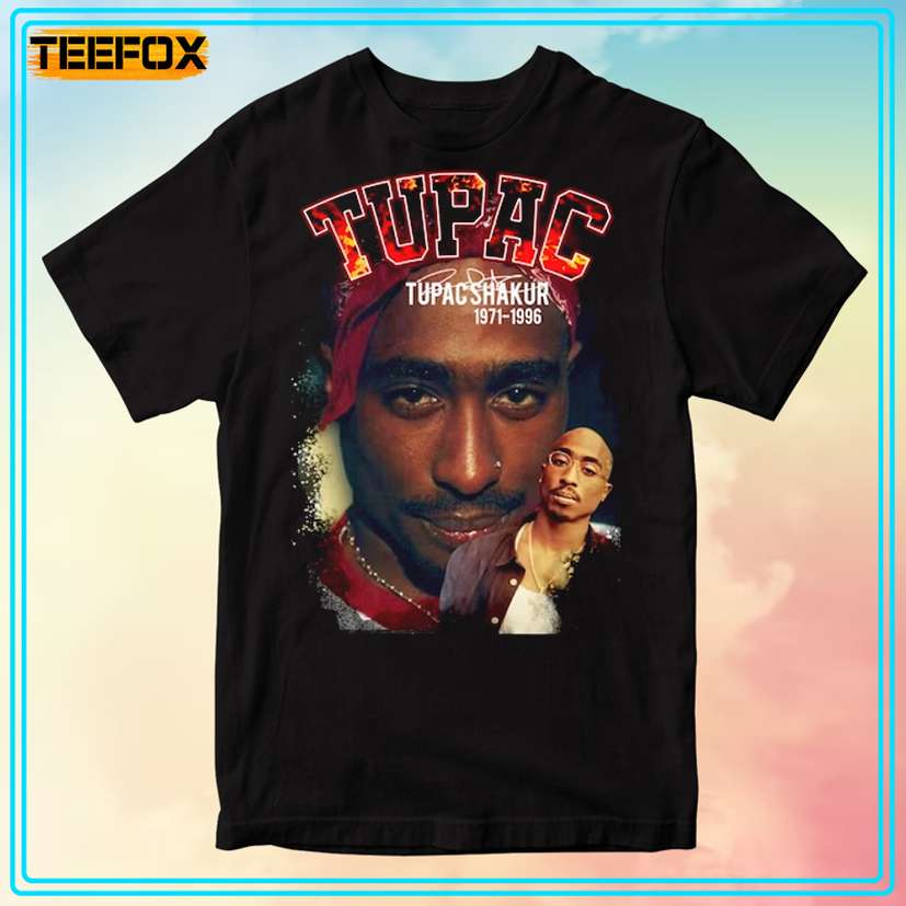 Tupac Shakur 90s Rap Unisex Tee Shirt