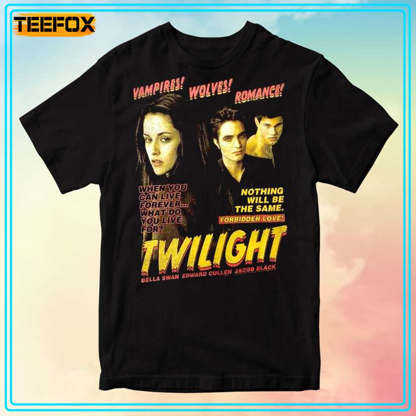 Twilight Saga Vampire Wolf Romance T-Shirt