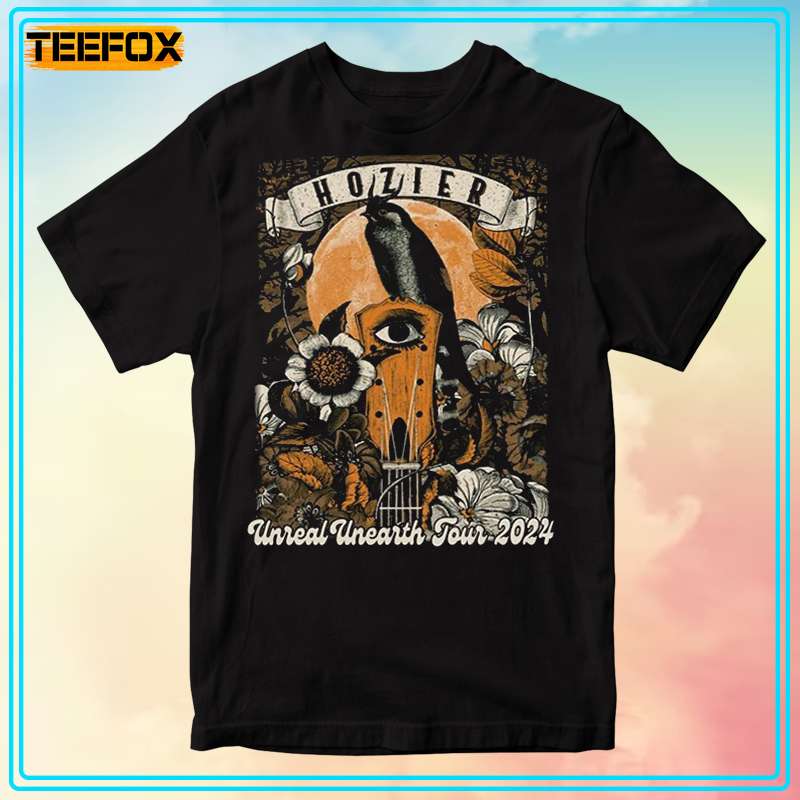 Unreal Unearth Tour Hozier Poster 2024 Short-Sleeve T-Shirt
