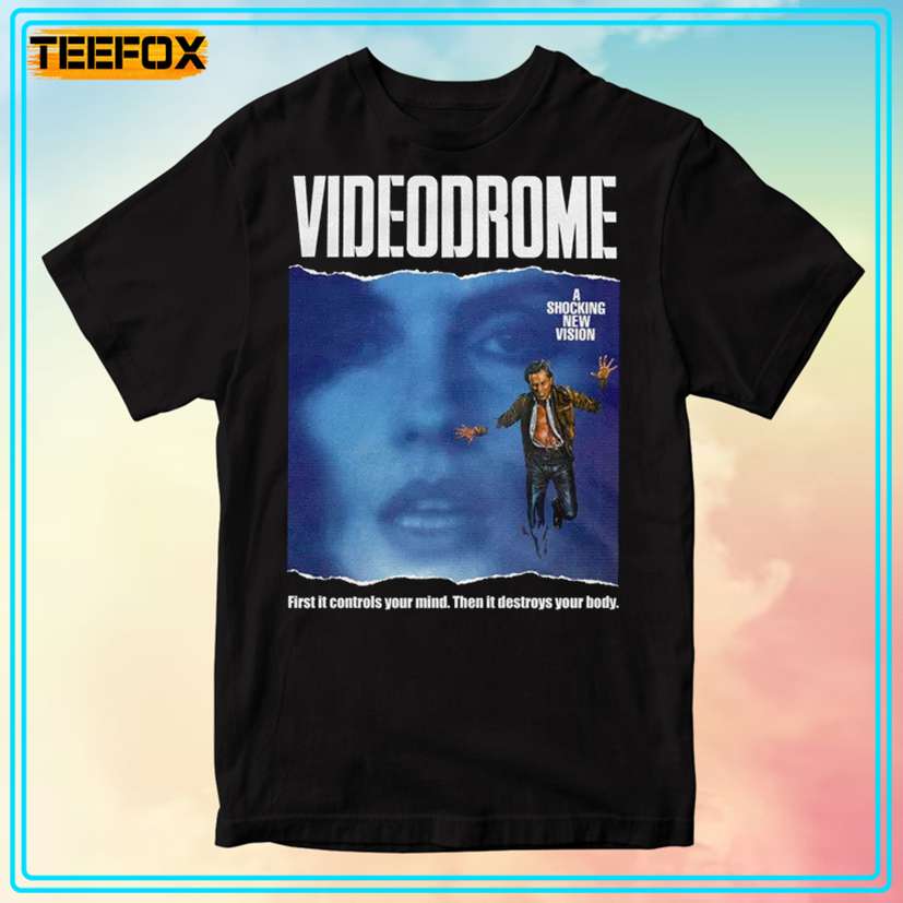 Videodrome Movie 1983, David Cronenberg, Debbie Harry, James Woods T-Shirt