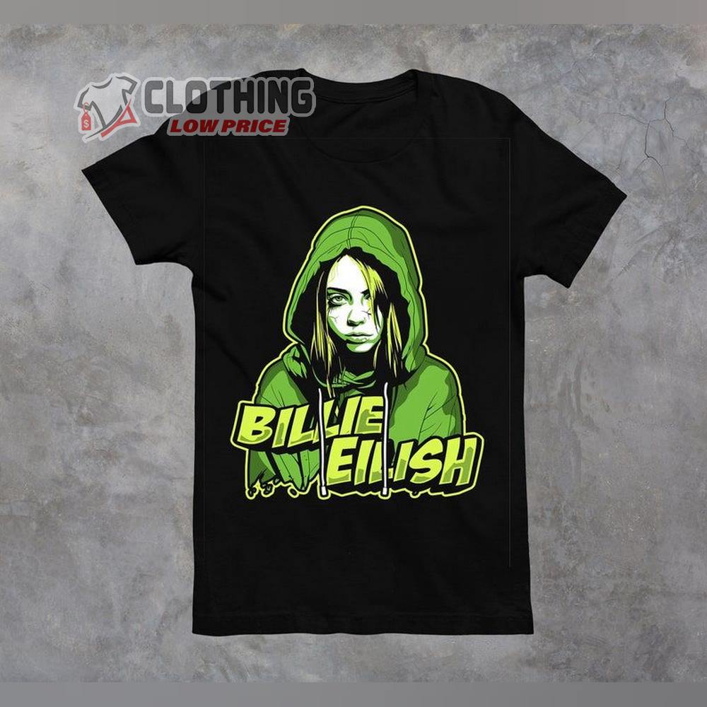 Vintage Billie Eilish Woman Shirt, Billie Eilish T-Shirt, Billie Eilish Tour Merch, Billie Eilish Fan Gift