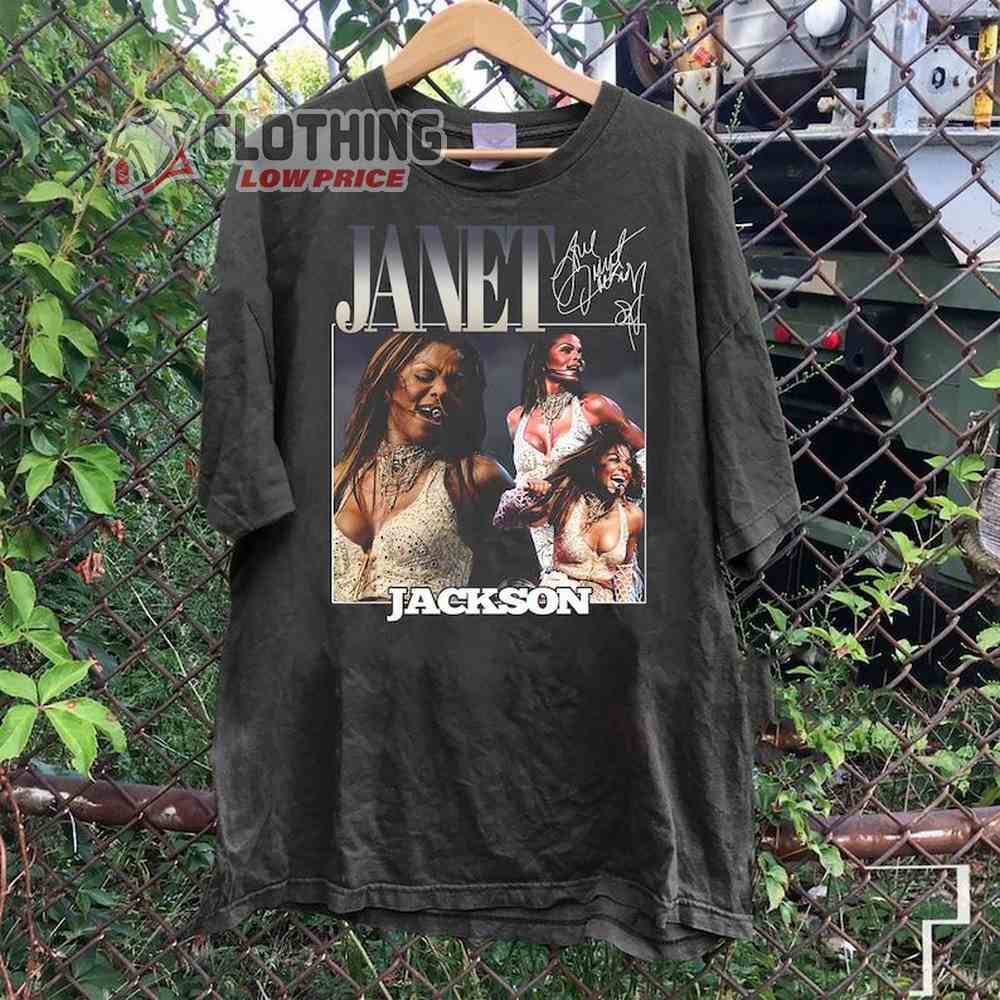 Vintage Janet Jackson T Shirt, Janet Jackson Retro 90S Tshirt, Janet Jackson Fan Gifts Men Women