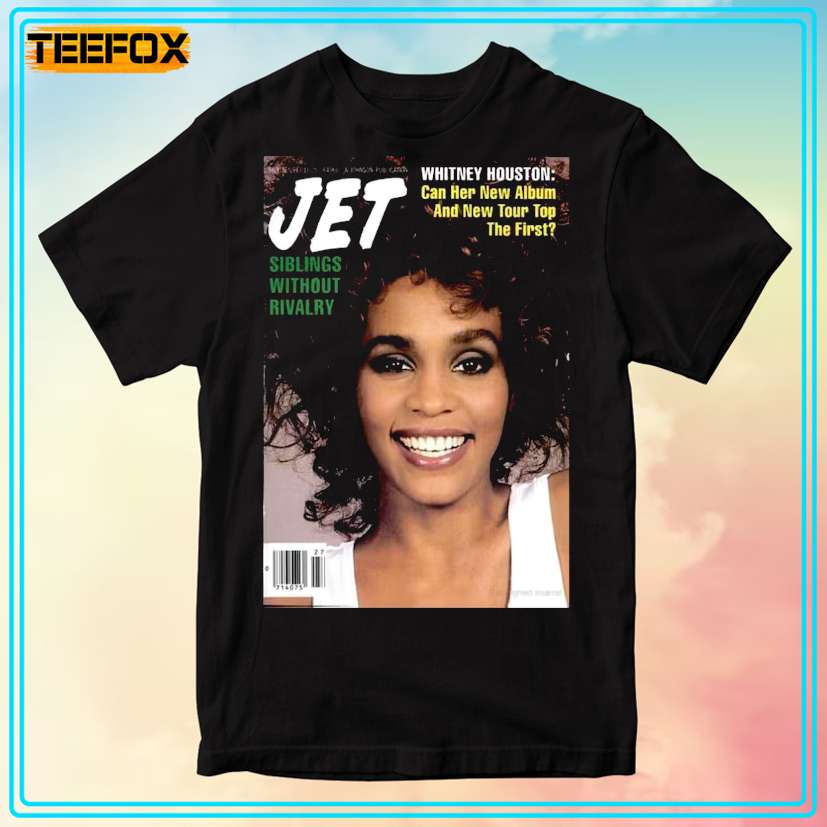 Whitney Houston Jet Magazine Unisex T-Shirt