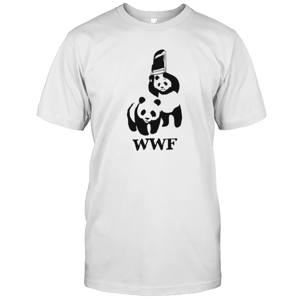 Wwf panda fight shirt