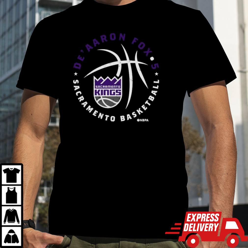 De’Aaron Fox Sacramento Kings Player Ball shirt