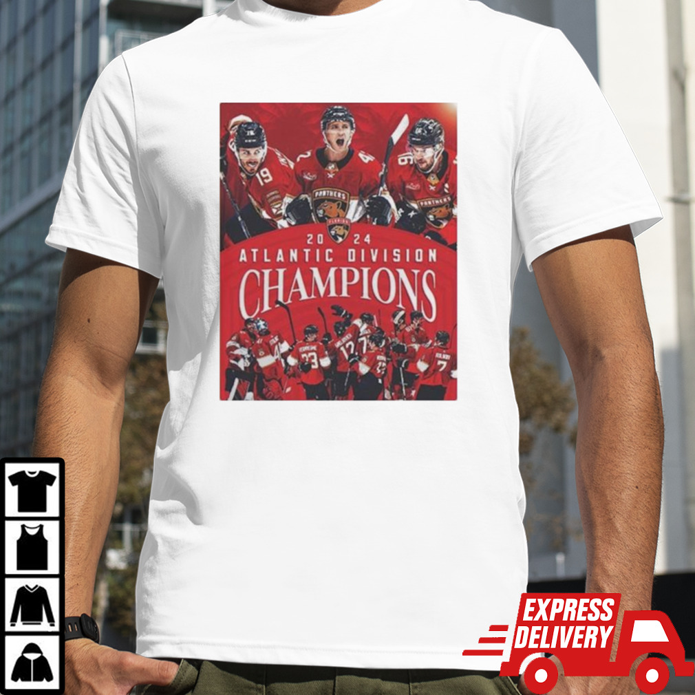 Florida Panthers Is NHL Atlantic Division Champions 2024 Poster Shirt