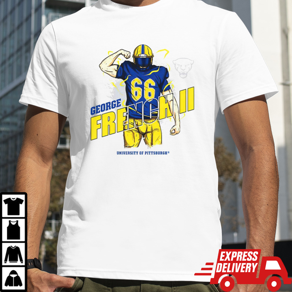 George French II Pittsburgh Panthers university of Pittsburgh shirt