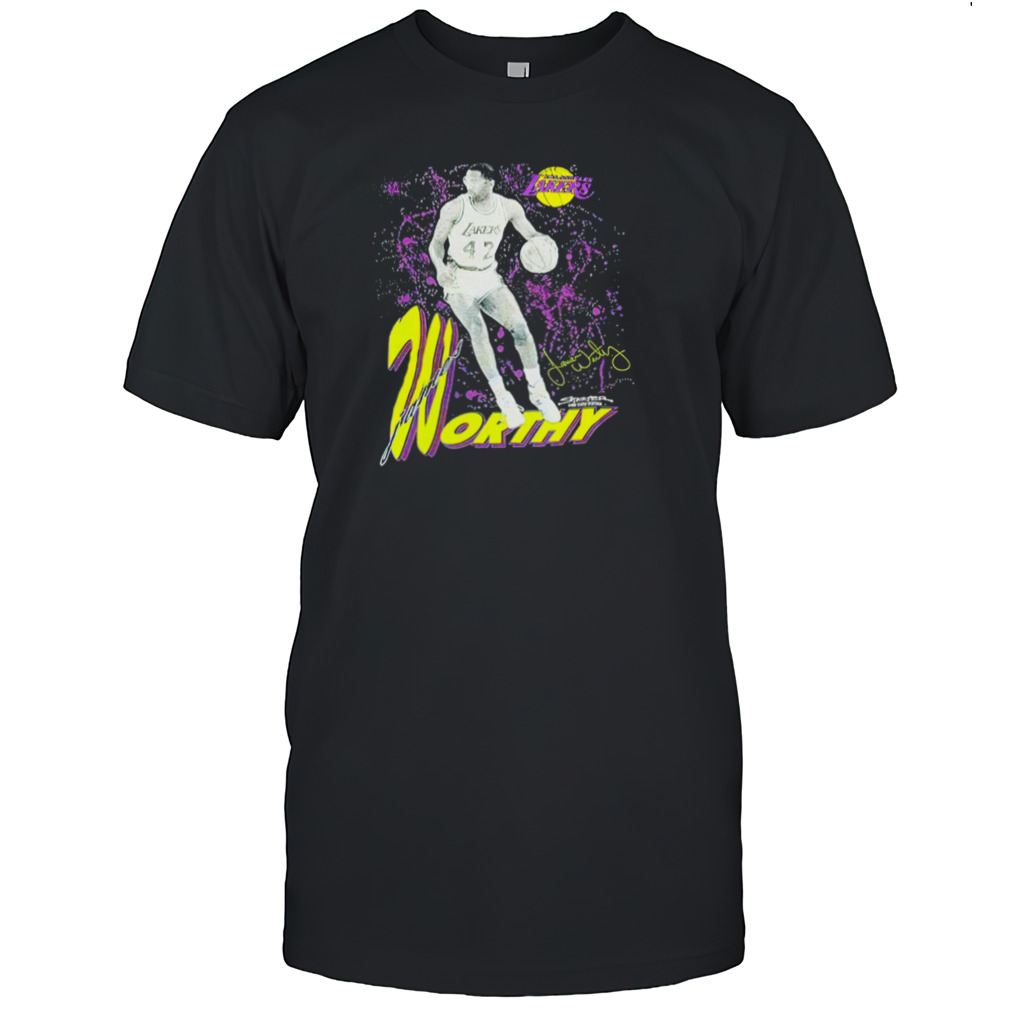 James Worthy Los Angeles Lakers Vintage shirt