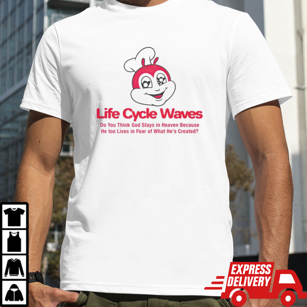 Jollibee life cycle waves shirt