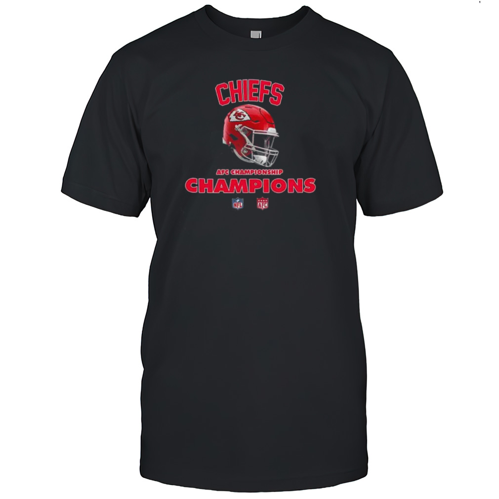 Kansas City Chiefs AFC Championship Season 2023-2024 NFL Super Bowl LVII Merchandise Helmet Winners Fan Gifts Merchandise T-Shirt
