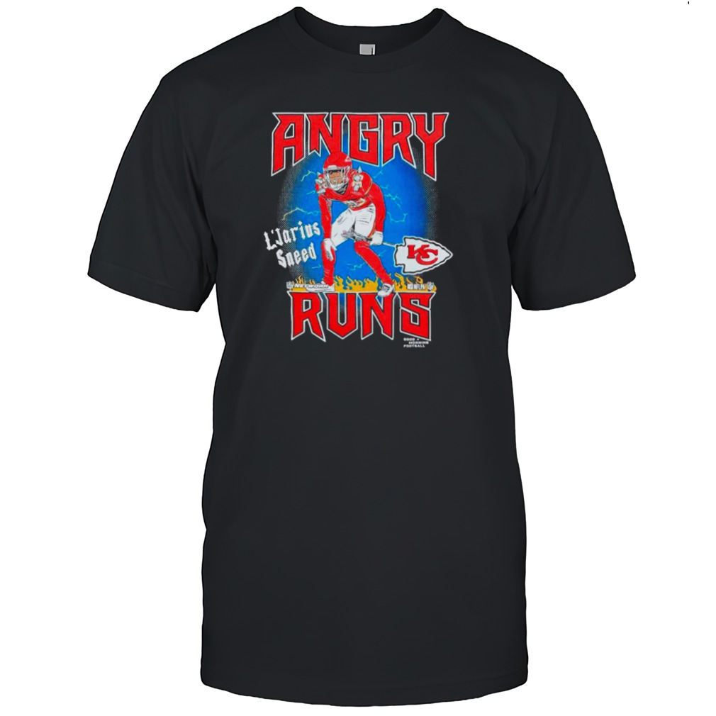 Kansas City Chiefs L’Jarius Sneed Angry Runs retro shirt